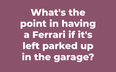 Rolling out the red Ferarri